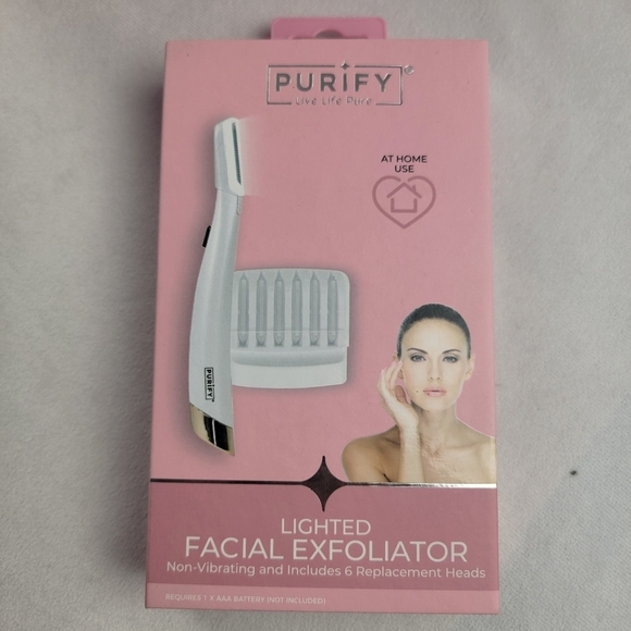 NWT Purify facial steamer and lighted facial exfoliator set - Picture 2 of 9